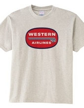 Western Airlines Air Mail Label