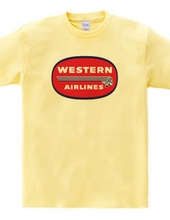 Western Airlines Air Mail Label