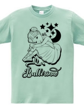 Vintage Ballerina With Moon And Stars