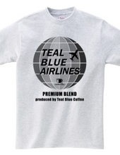 TEAL BLUE AIRLINES - grayscale Ver. -