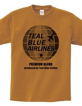 TEAL BLUE AIRLINES - grayscale Ver. -