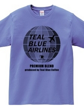 TEAL BLUE AIRLINES - grayscale Ver. -