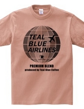 TEAL BLUE AIRLINES - grayscale Ver. -