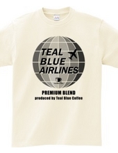 TEAL BLUE AIRLINES - grayscale Ver. -