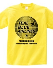 TEAL BLUE AIRLINES - grayscale Ver. -