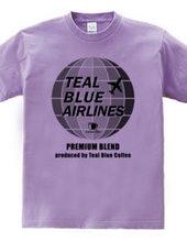 TEAL BLUE AIRLINES - grayscale Ver. -