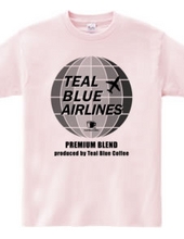 TEAL BLUE AIRLINES - grayscale Ver. -