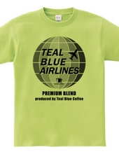 TEAL BLUE AIRLINES - grayscale Ver. -