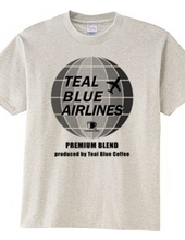 TEAL BLUE AIRLINES - grayscale Ver. -