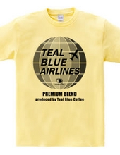 TEAL BLUE AIRLINES - grayscale Ver. -