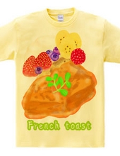 French toast with logo