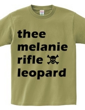 thee melanie rifle leopard