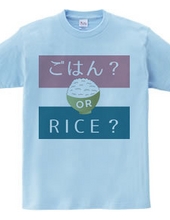 ごはん or RICE