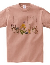 野の花Tシャツ