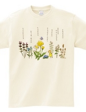 野の花Tシャツ
