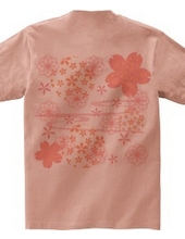 Japanese pattern cherry blossom (back print)
