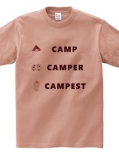 アウトドアデザイン「キャンプ、キャンパー、キャンペスト」