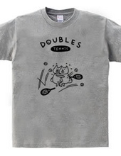 TENNIS -doubles dog