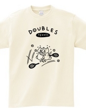 TENNIS -doubles dog