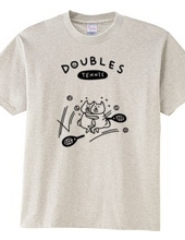 TENNIS -doubles dog