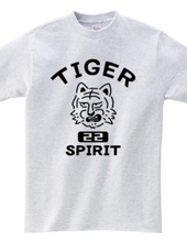 TIGER SPIRIT タイガー虎 動物イラスト アメリカンカレッジ