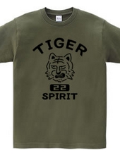 TIGER SPIRIT タイガー虎 動物イラスト アメリカンカレッジ