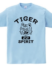 TIGER SPIRIT タイガー虎 動物イラスト アメリカンカレッジ