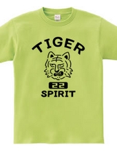 TIGER SPIRIT タイガー虎 動物イラスト アメリカンカレッジ