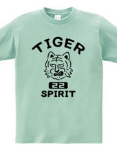 TIGER SPIRIT タイガー虎 動物イラスト アメリカンカレッジ