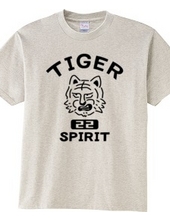 TIGER SPIRIT タイガー虎 動物イラスト アメリカンカレッジ