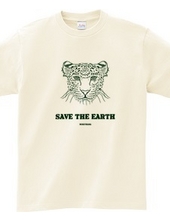 ヒョウ 深緑　save the earth 