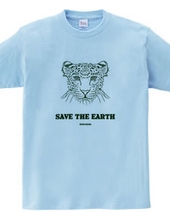 ヒョウ 深緑　save the earth 