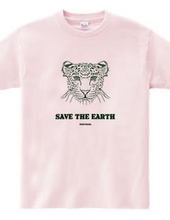 ヒョウ 深緑　save the earth 