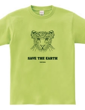 ヒョウ 深緑　save the earth 