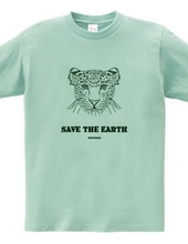 ヒョウ 深緑　save the earth 