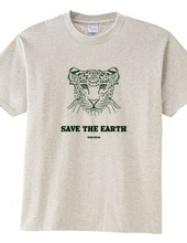 ヒョウ 深緑　save the earth 