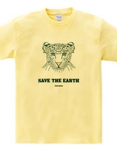 ヒョウ 深緑　save the earth 