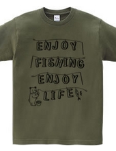 ENJOY FISHING ENJOY LIFE(ブラック)