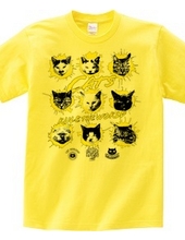 9FACES Cats Rule the World (Yellow)