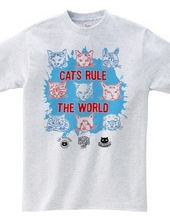 CATS RULE THE WORLD FreeHand  (Blue)