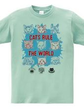 CATS RULE THE WORLD FreeHand  (Blue)