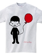 Boy with balloons