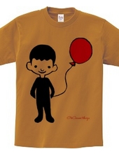 Boy with balloons