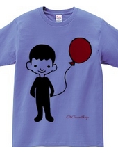 Boy with balloons