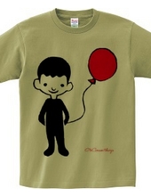 Boy with balloons