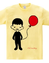 Boy with balloons