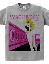 WASH & DRY 0570 laundromat pink