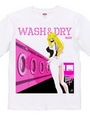 WASH & DRY ギャル系 ガールズイラスト 0570  ピンクのランドリー