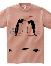 Gentoo Penguin and Adelie Penguin 0572A