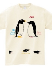 Gentoo Penguin and Adelie Penguin 0572A